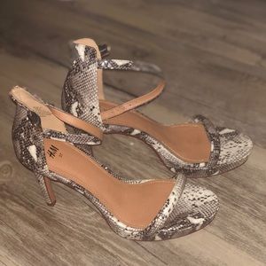 Snakeskin H&M Heels